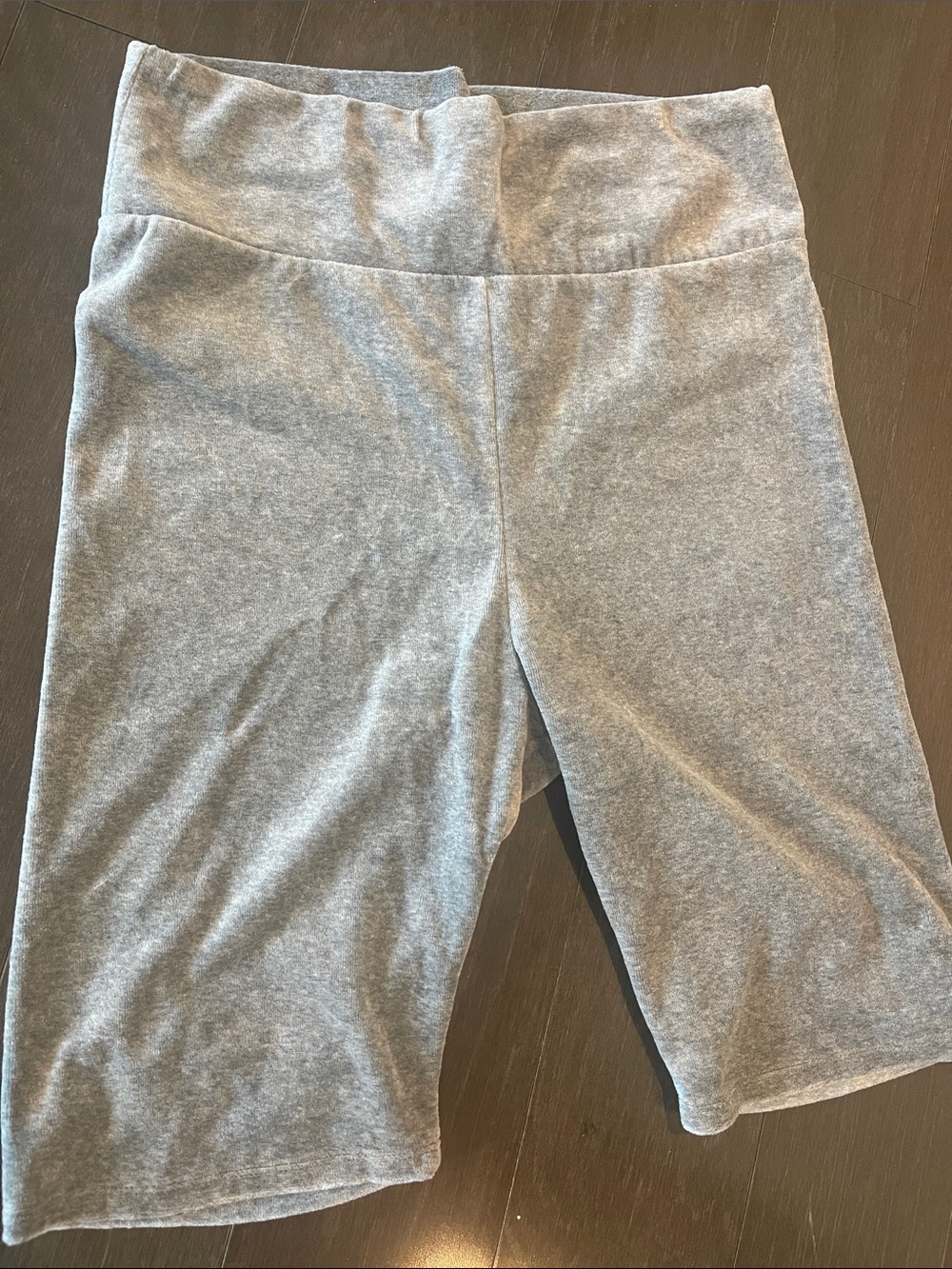 Cherish Gray Stretch Bike Shorts